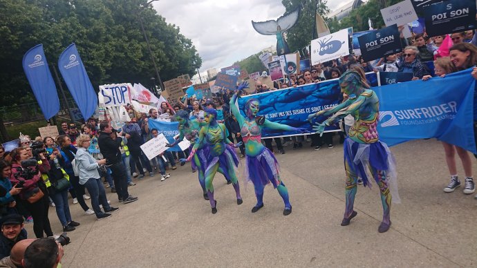 March for the ocean world ocean day Free Spirit Paris